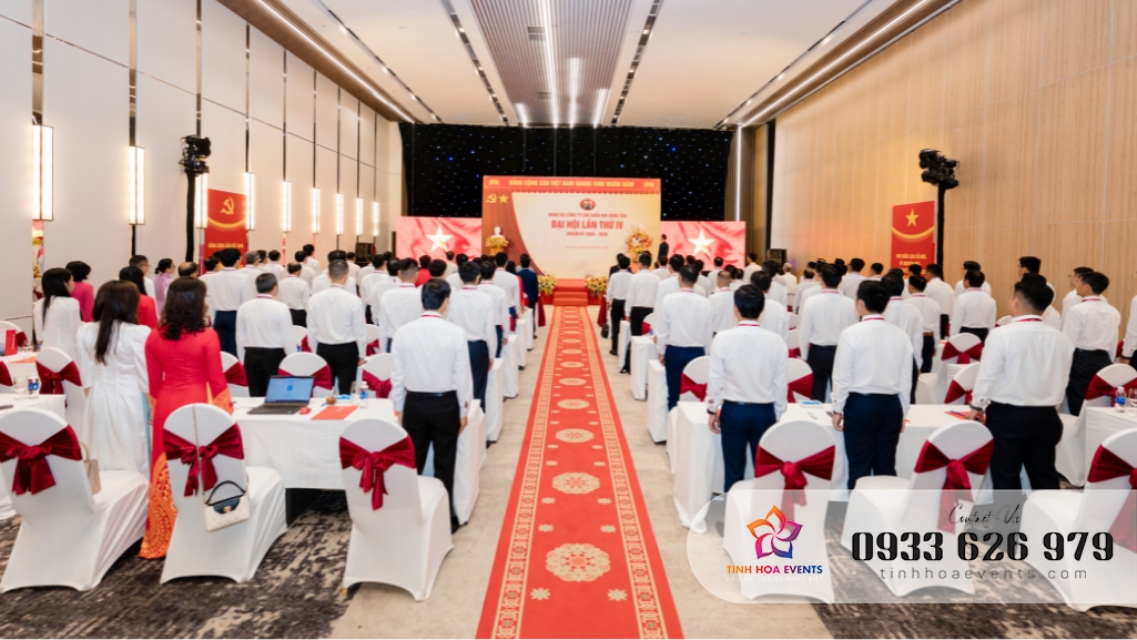 Tổ chức đại hội, hội nghị chuyên nghiệp - Dấu ấn Tinh Hoa Events cùng Công ty chế biến Khí Vũng Tàu - PV GAS