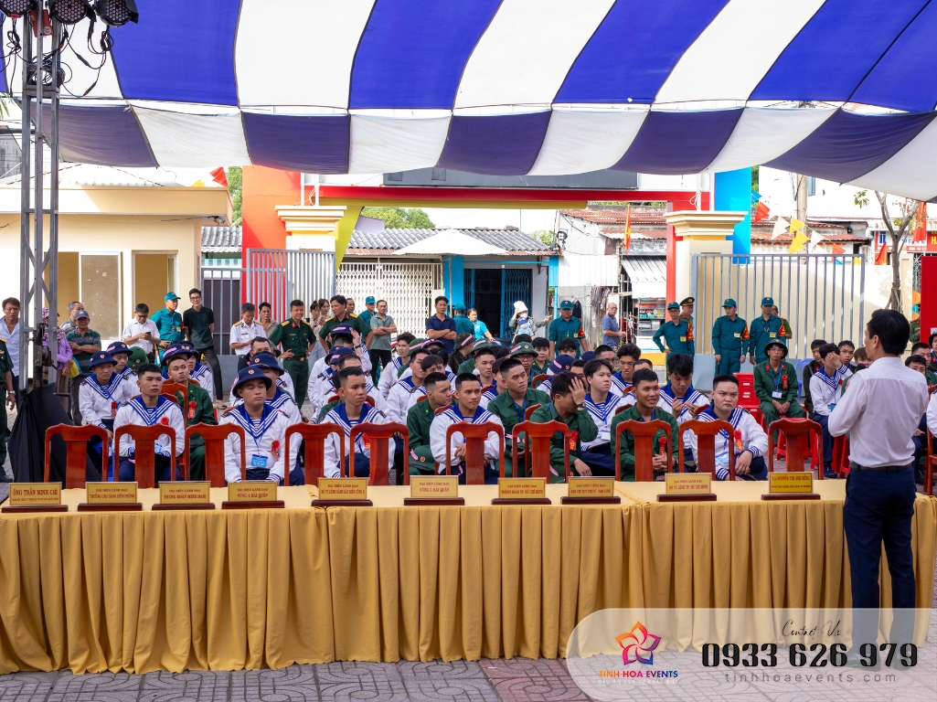 Tinh Hoa Events tổ chức Sự kiện Hội trại Tòng quân phường Phước Thắng 2